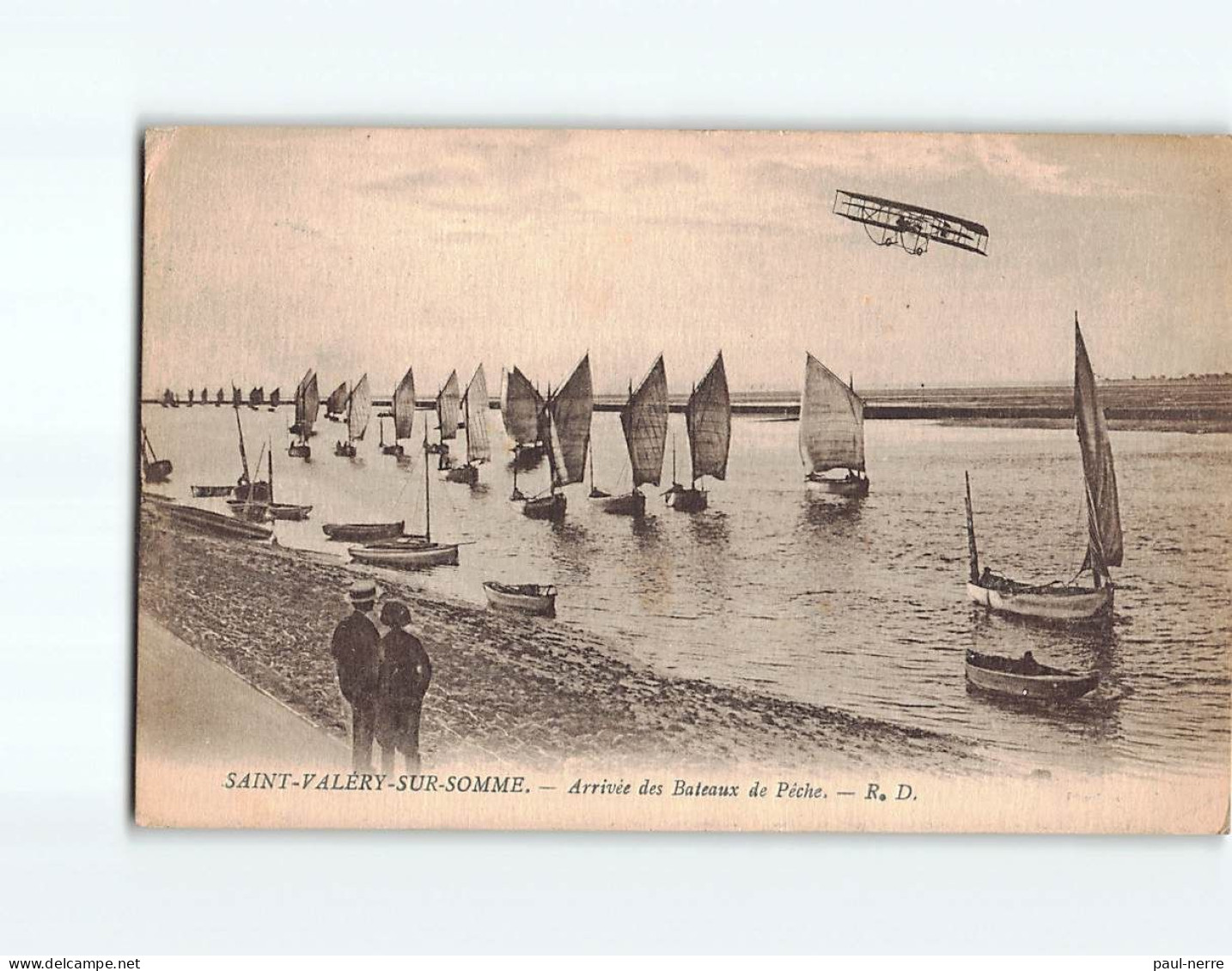 SAINT VALERY SUR SOMME : Arrivée Des Bateaux De Pêche - état - Saint Valery Sur Somme