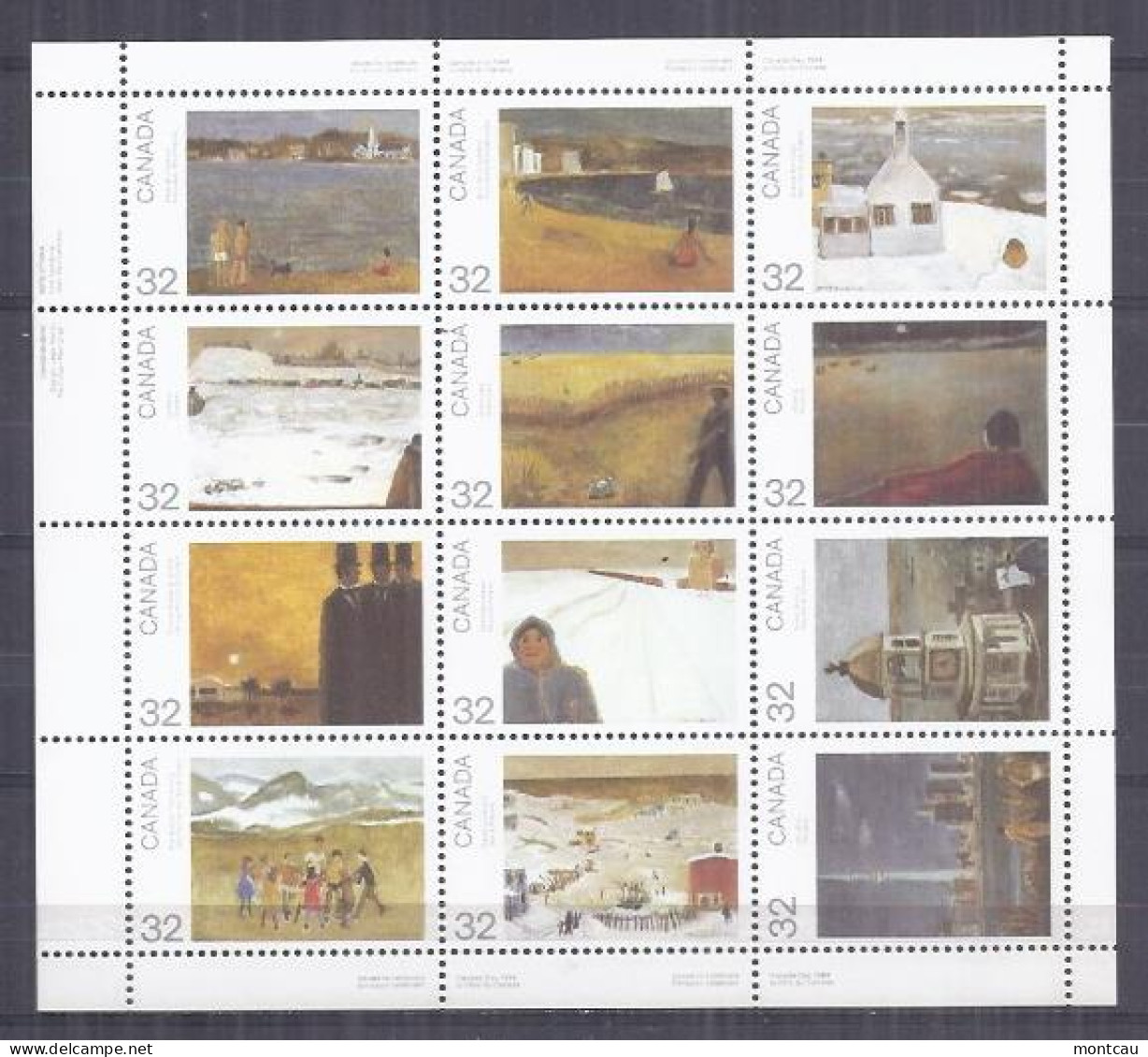 Canada 1984. J P Lemieux . Sc=1027a (**) - Unused Stamps