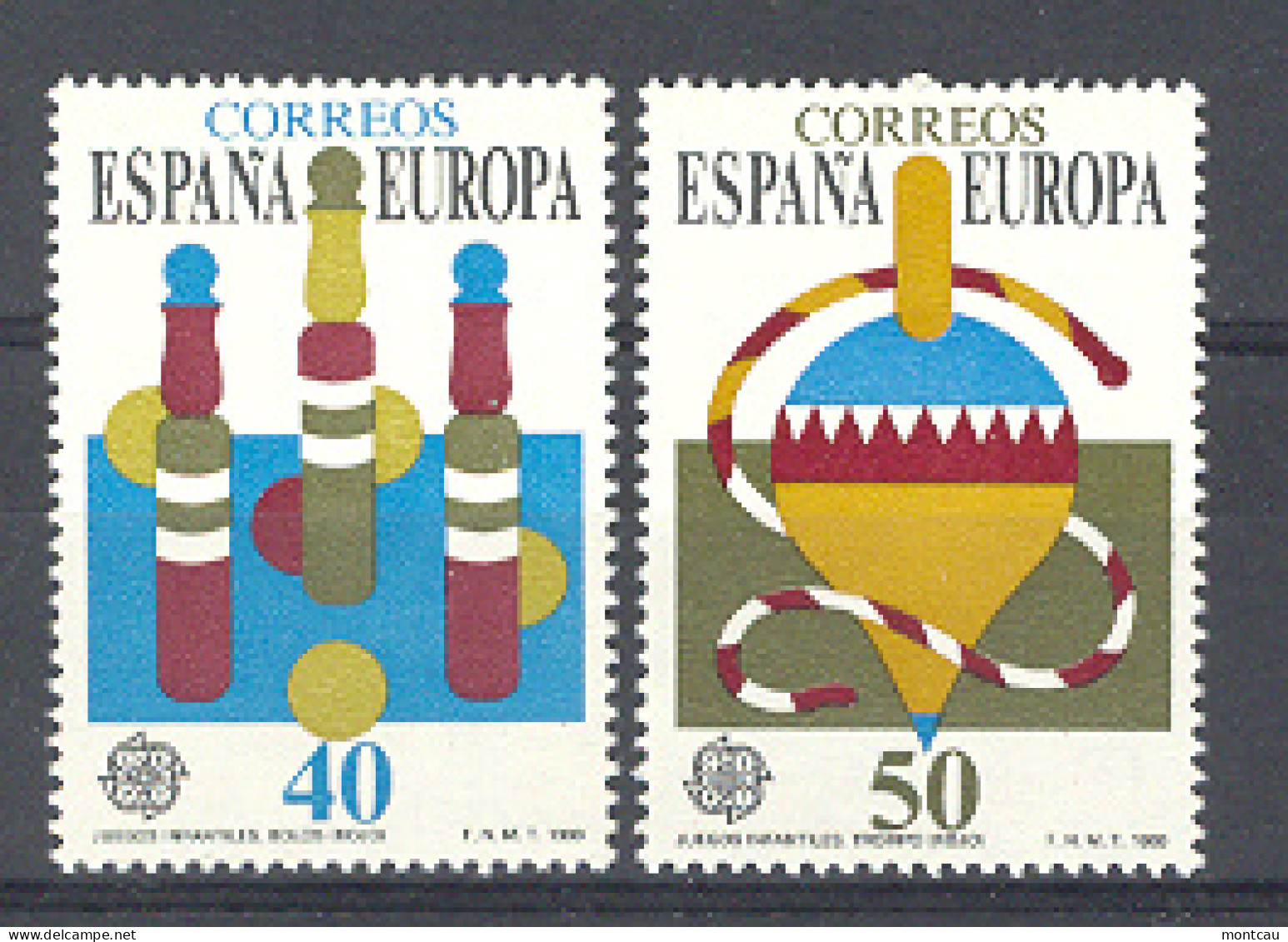 Spain. 1989 Europa - Juegos Ed 3008-09 (**) - 1989