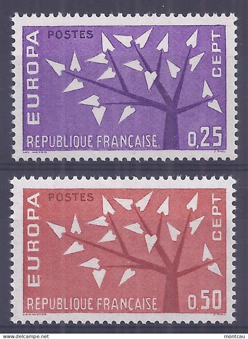 Francia 1962. Europa YT = 1358-59 (**) - Ongebruikt