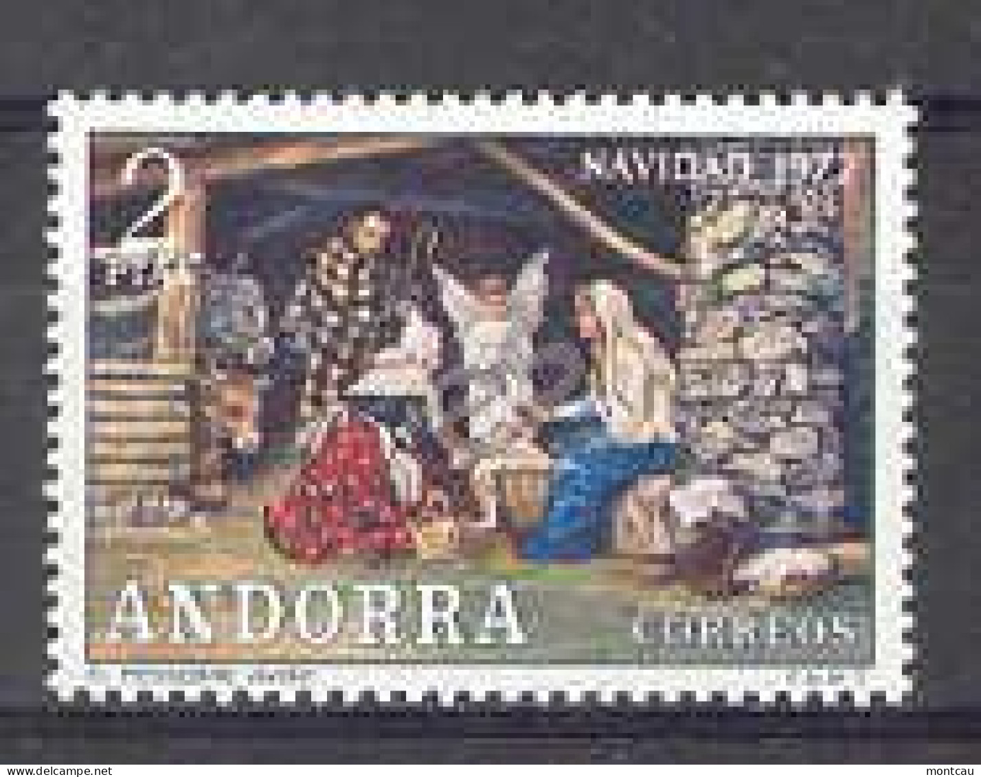 Andorra - 1972, Navidad  E=79 S=71 (**) - Christmas