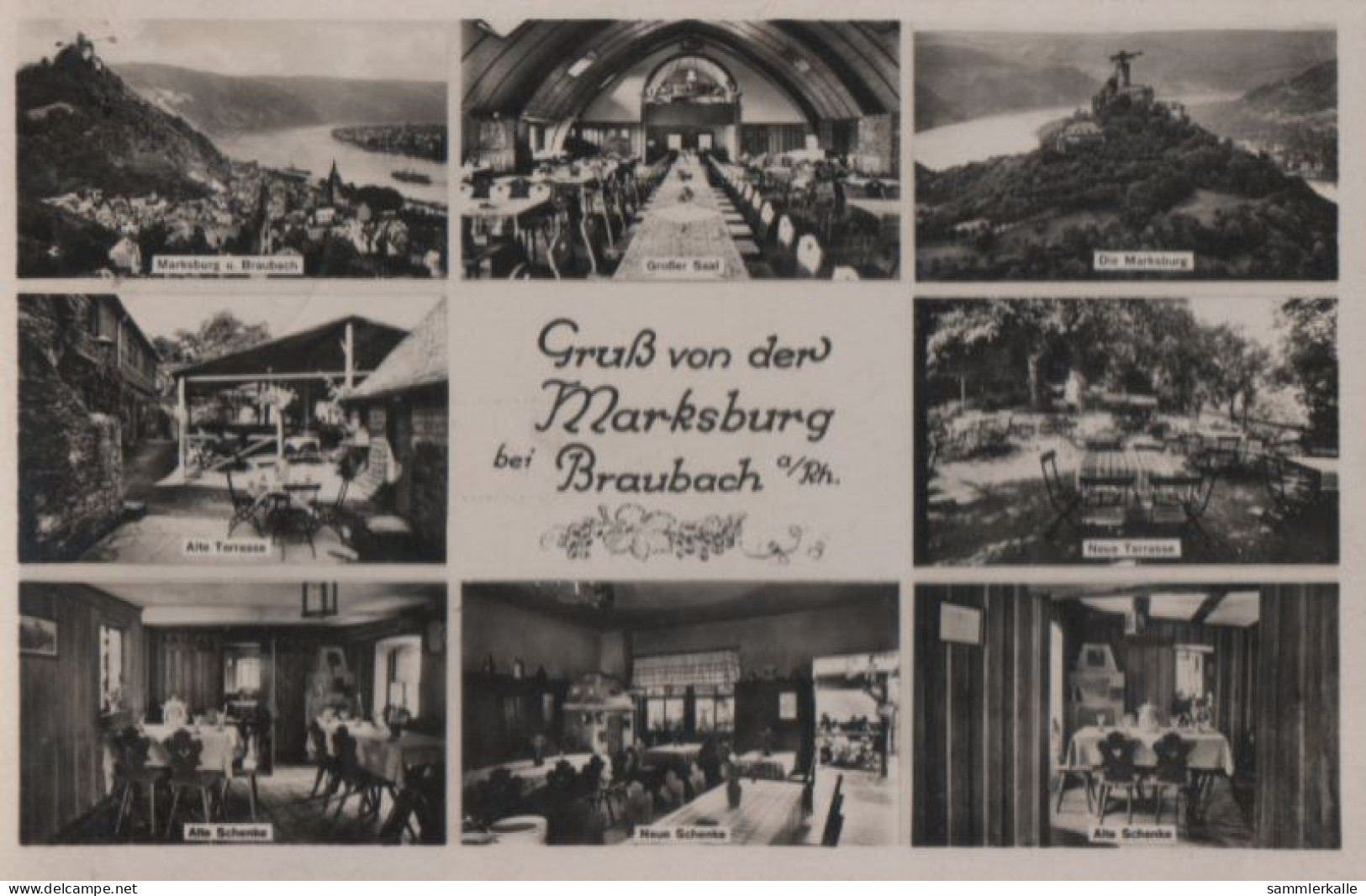 59898 - Braubach - Gruss Von Der Marksburg - Ca. 1935 - Braubach