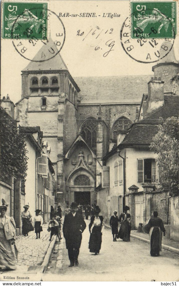 Bar Sur Seine - L'église - Bar-sur-Seine