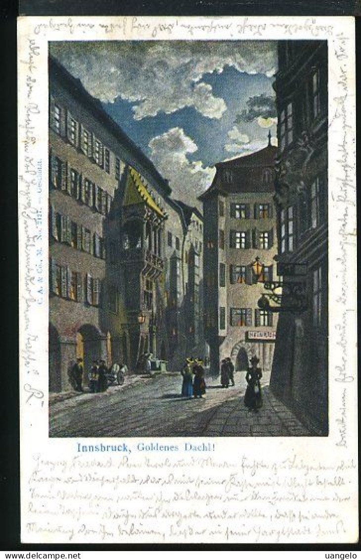 %1272 INNSBRUK , GOLDENES DACHL ( RETRO INDIVISO 1902) - Innsbruck