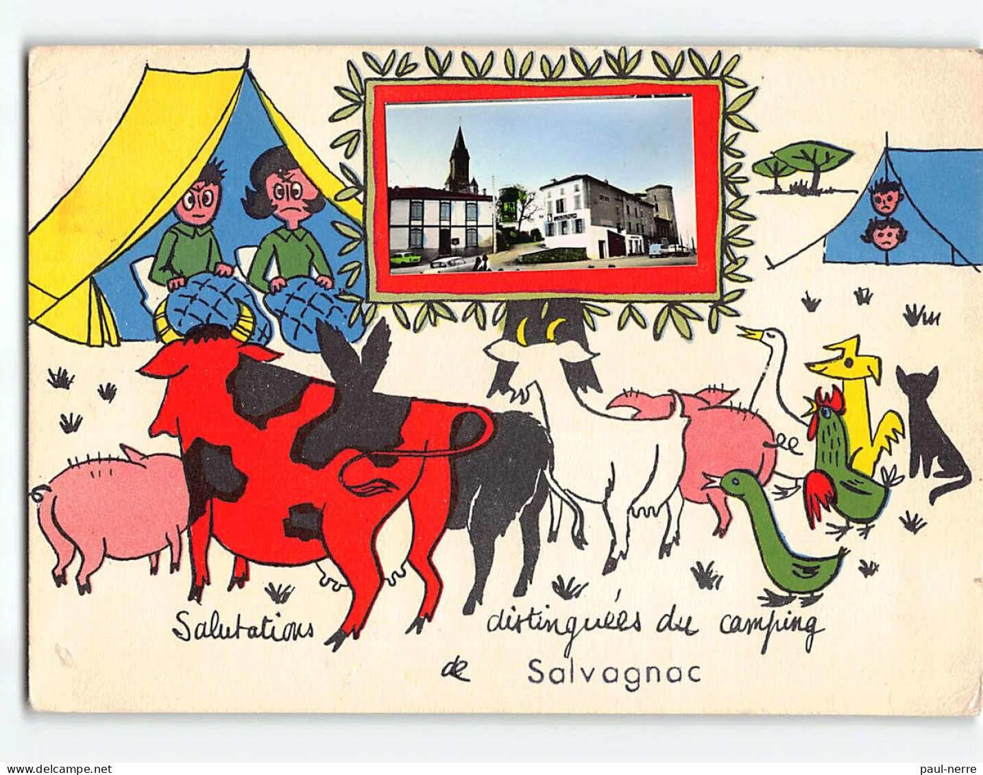 SALVAGNAC : Carte Souvenir - état - Salvagnac