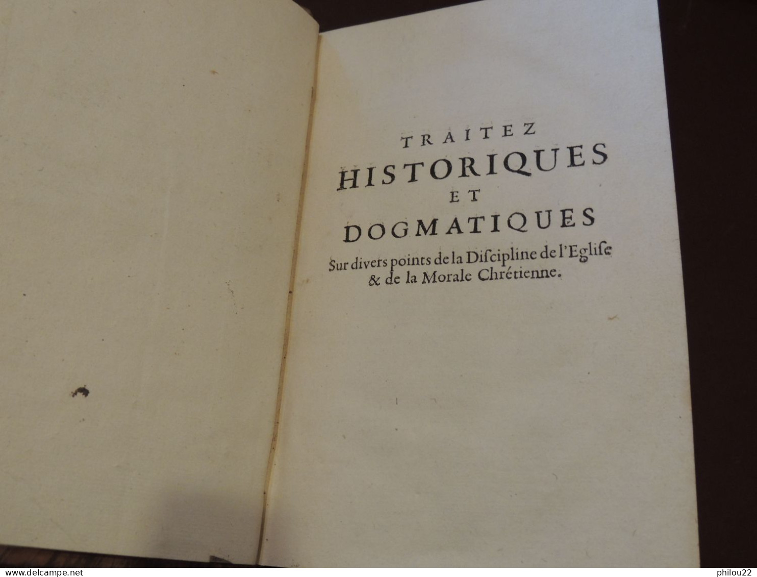 L. THOMASSIN - Traité Des Jeûnes De L'Église... 1693 - Ante 18imo Secolo