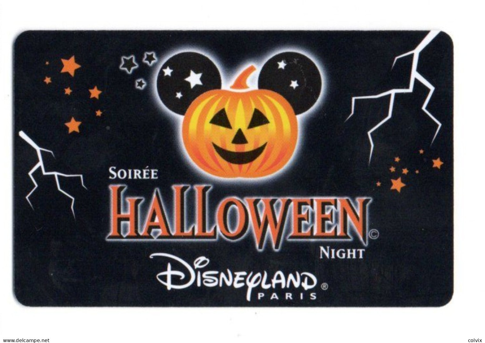 FRANCE PASSEPORT DISNEYLAND PARIS SOIREE HALLOWEEN NIGHT - Disney