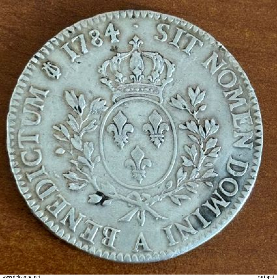 FRANCE  LOUIS XVI 1784 ECU ARGENT - 1774-1791 Ludwig XVI.