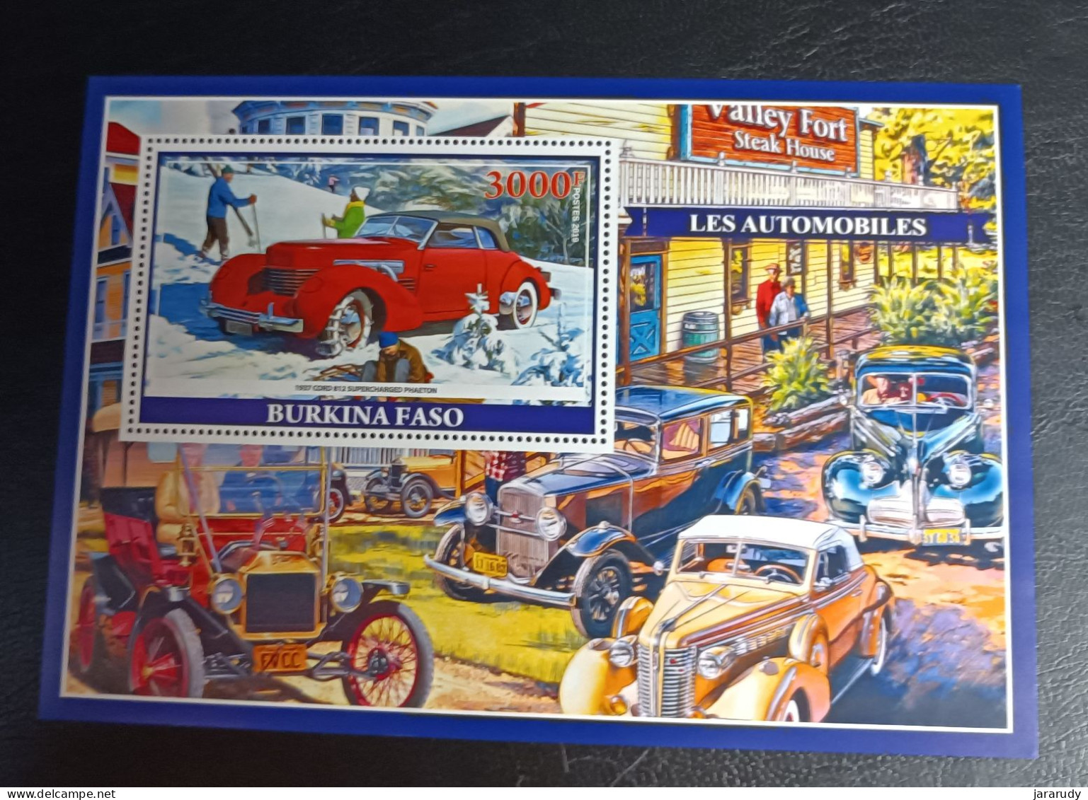 COCHES BURKINA FASO 2019 MNH - Cars