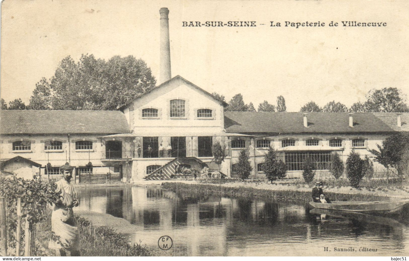 Bar Sur Seine - La Papeterie De Villeneuve "barque" - Bar-sur-Seine