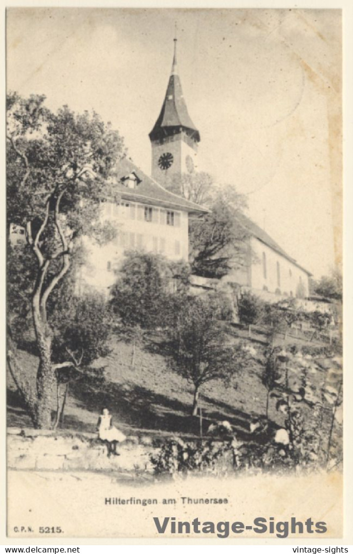 Hilterfingen Am Thunersee / Switzerland: Church (Vintage PC 1905) - Hilterfingen