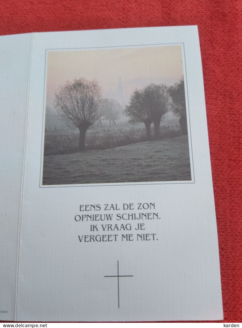 Doodsprentje Maria Van Den Berghe / Hamme 1/8/1923 Bornem 24/11/1994 ( Emiel Verstappen ) - Religión & Esoterismo