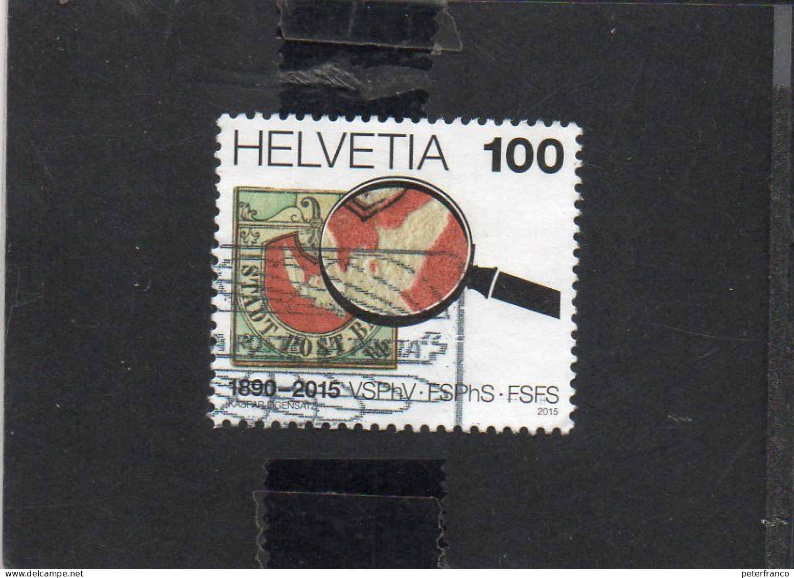 2015 Svizzera - 125° Unione Circoli Filatelici Svizzeri - Used Stamps