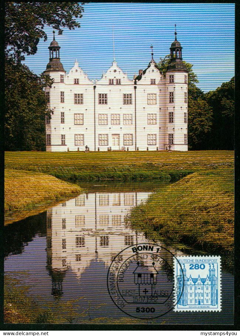 Mk Germany, BRD Maximum Card 1982 MiNr 1142 A I | Ahrensburg Castle #max-0006 - 1981-2000