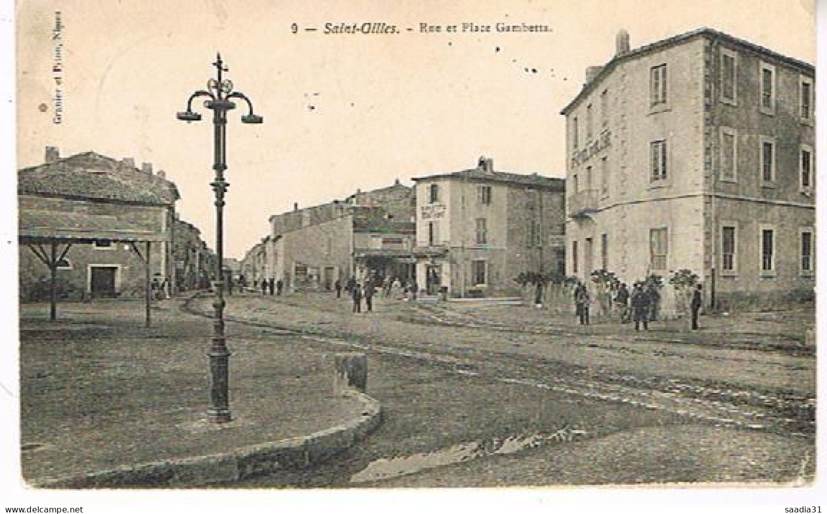 30  Saint Gilles Rue Et Place Gambetta 1905 - Saint-Gilles