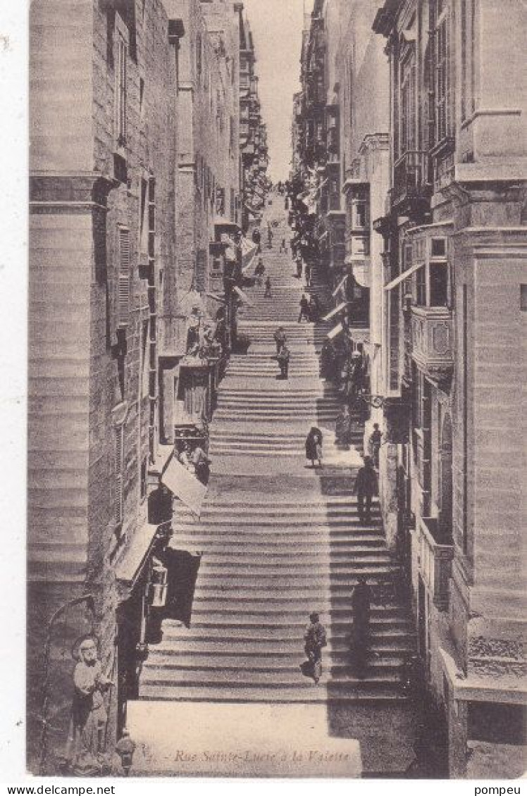 QT - MALTA - Rue Saint-Lucic à La Vallete  (neuf) - Malta