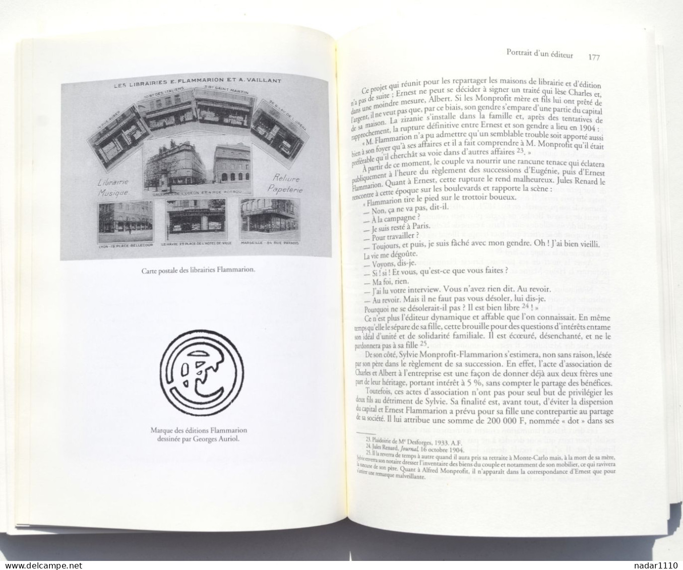 La Librairie Flammarion 1875-1914 - Élisabeth Parinet, Imec 1992 - HC numéroté / Histoire littéraire