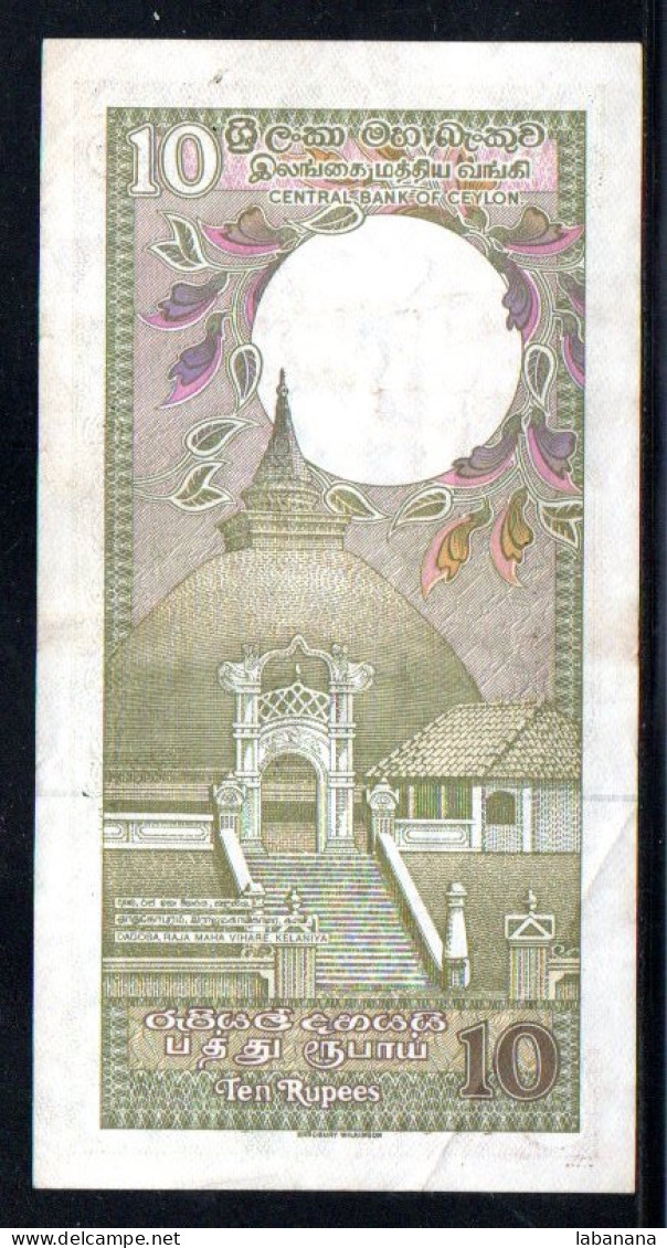 659-Ceylan 10 Rupees 1985 D89 - Sri Lanka