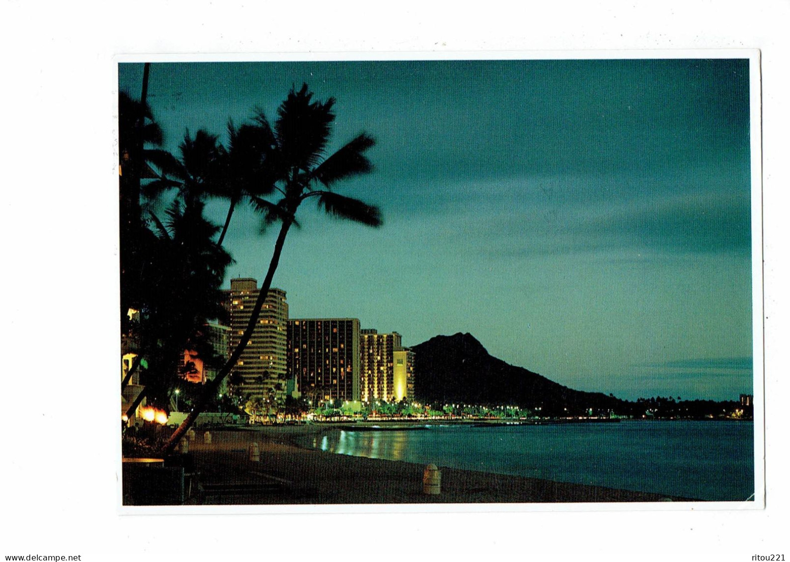 Cpm - Hawaï - WAIKIKI DIAMOND HEAD - 1986 - Autres & Non Classés