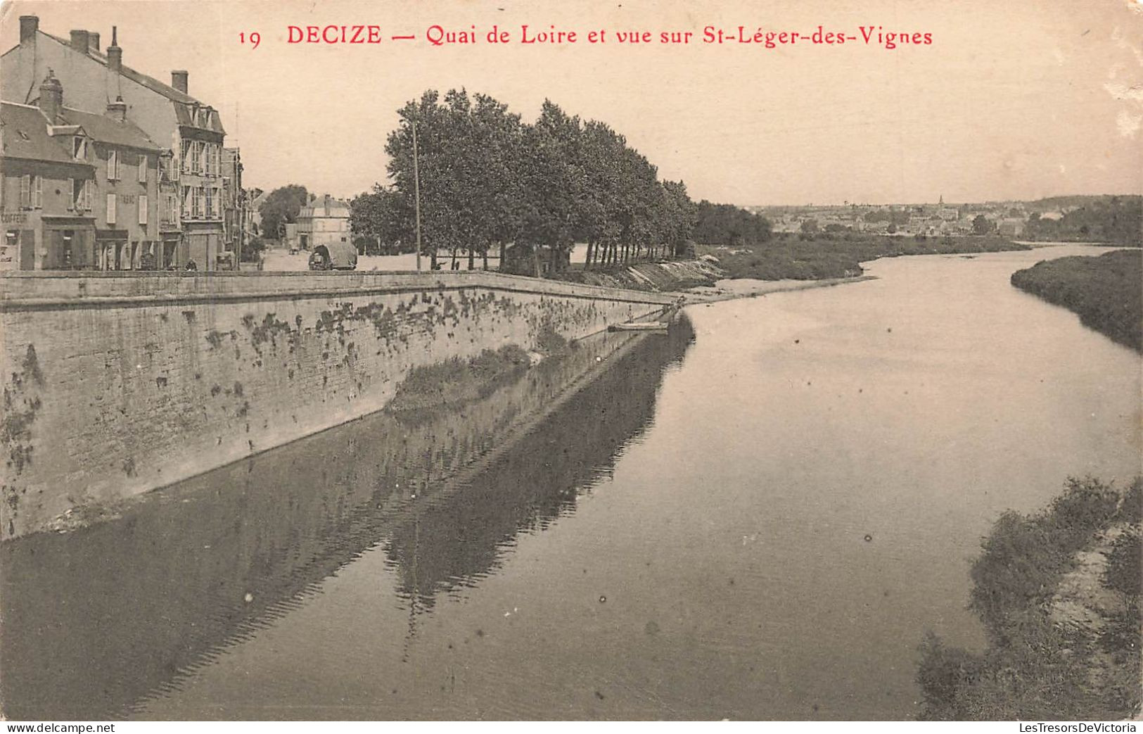 FRANCE - Decize - Quai De Loire Et Vue Sur St Léger Des Vignes - Vue Panoramique - Carte Postale Ancienne - Decize