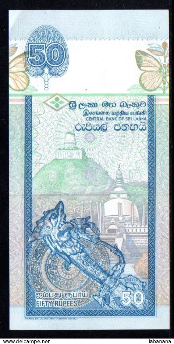 659-Sri Lanka 50 Rupees 1991 K5 Neuf/unc - Sri Lanka