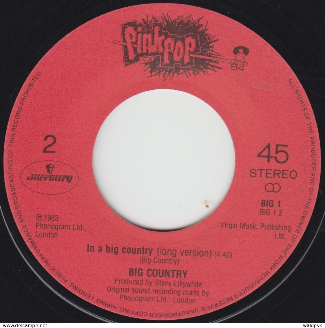 BIG COUNTRY - In A Big Country - Other - English Music