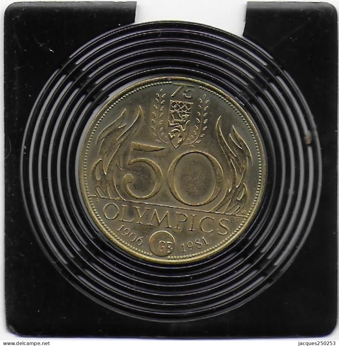 50 OLYMPICS 1906-1981 - Gemeentepenningen