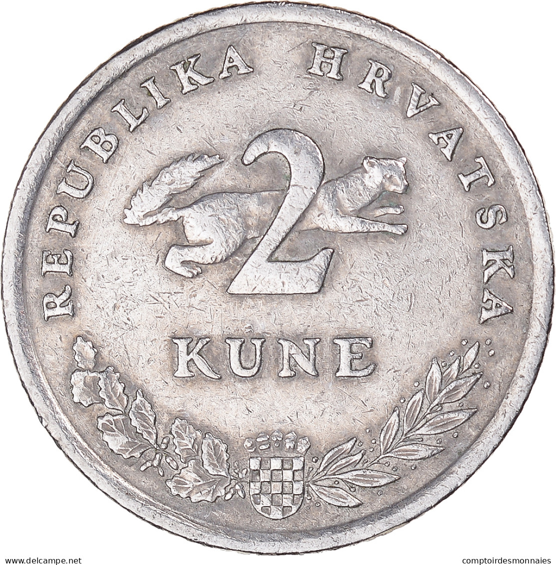 Monnaie, Croatie, 2 Kune, 1998 - Croatie