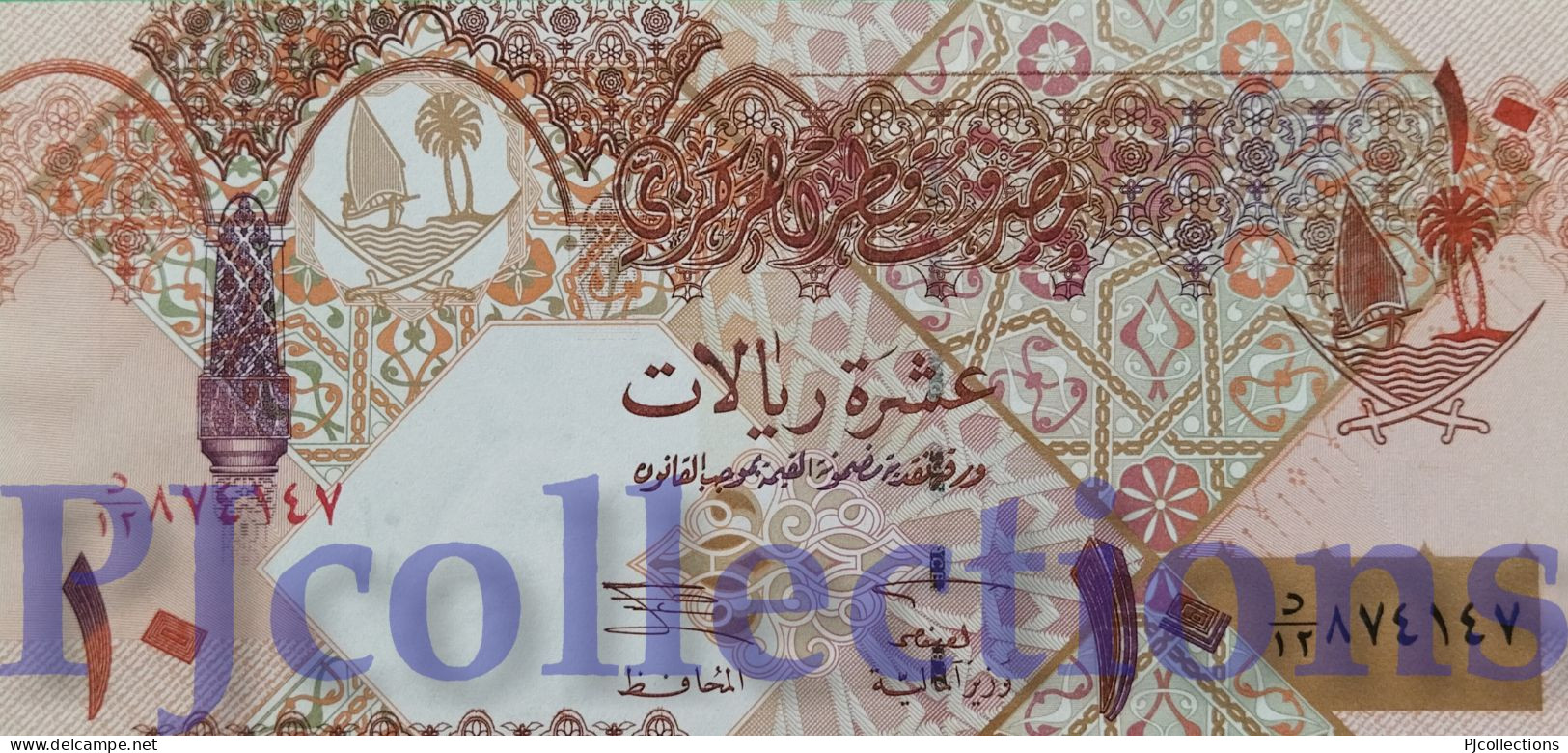 QATAR 10 RIYALS 2003 PICK 22 UNC - Qatar