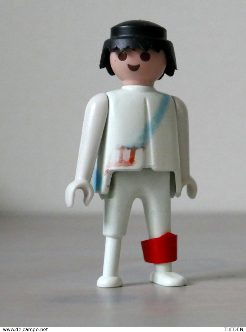 Playmobil Figurine Pirate Jambe De Bois Blanc Vintage Série 3657 Pirate - Playmobil