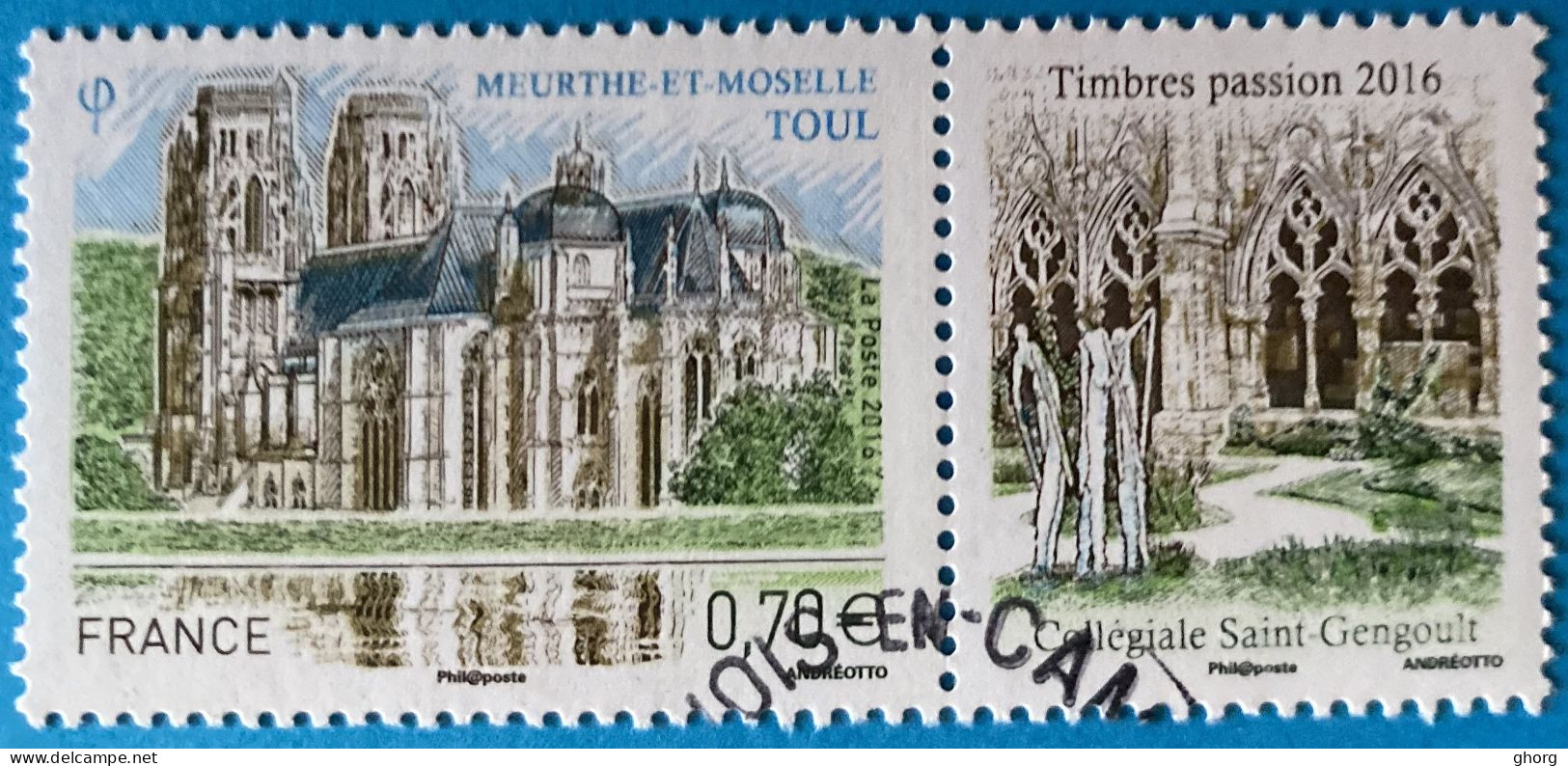 France 2016 : Toul, Salon International "Passion Timbres" N° 5086 Oblitéré - Oblitérés