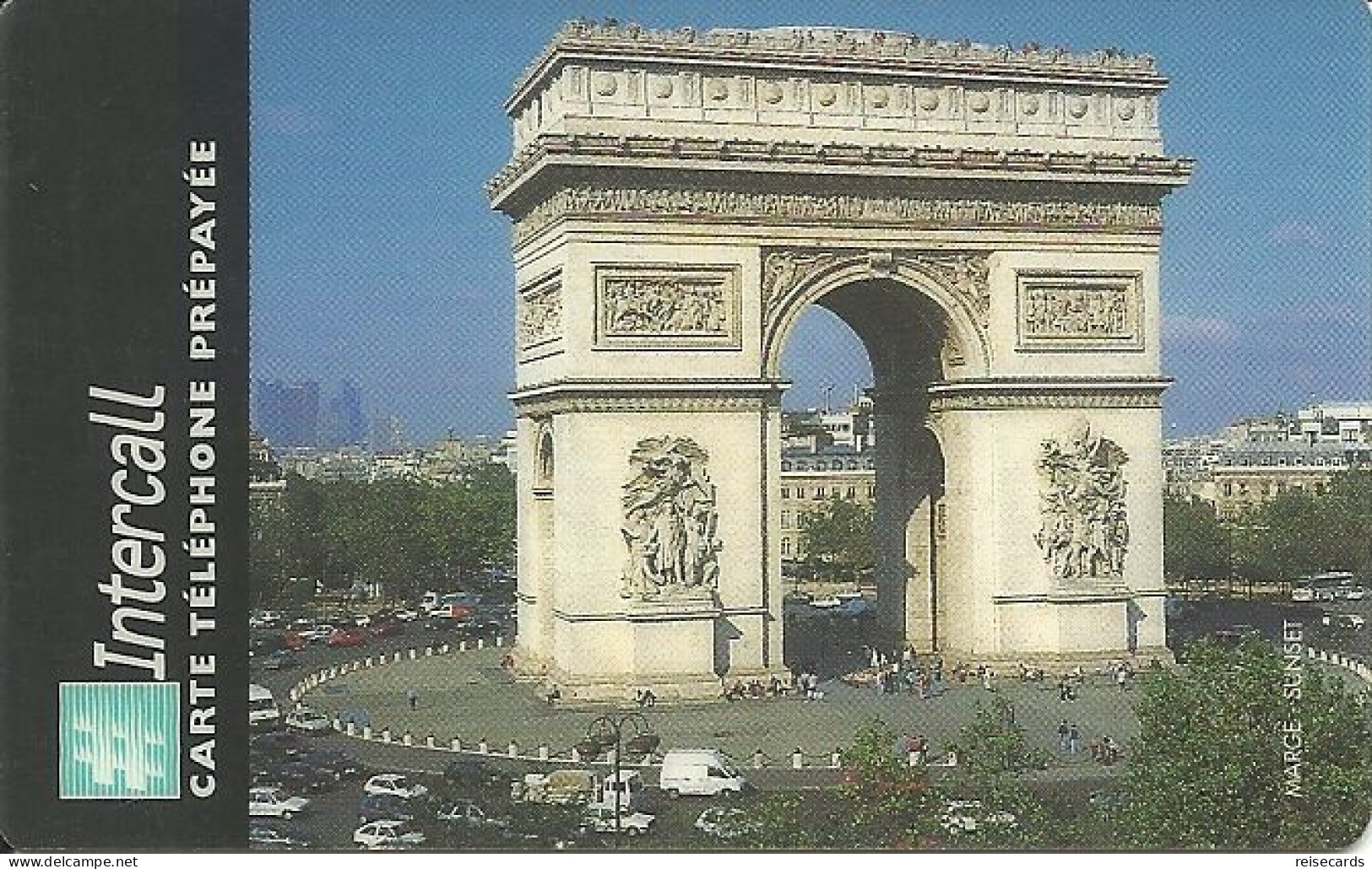 France: Prepaid Intercall - Paris, L'Arc De Triomphe - Altri & Non Classificati