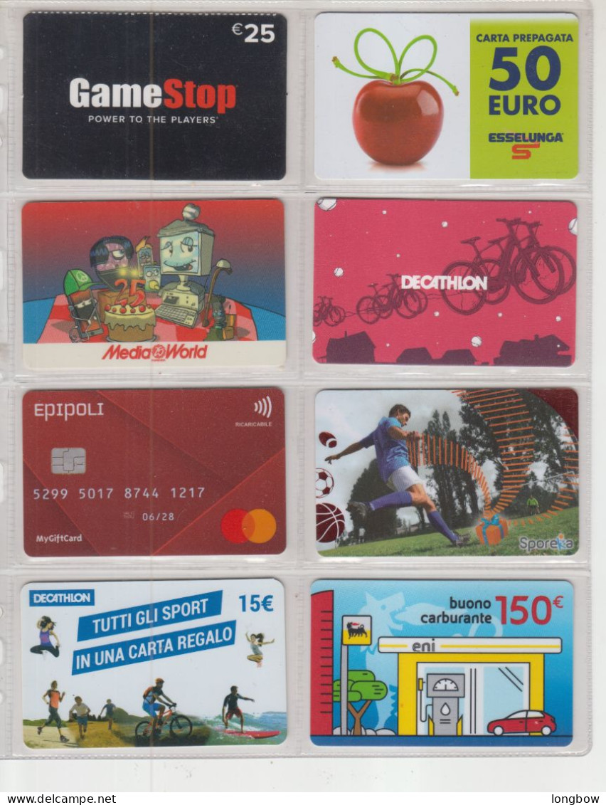 Gift Card Italy - 40 Cards (lot.n.95) - Tarjetas De Regalo
