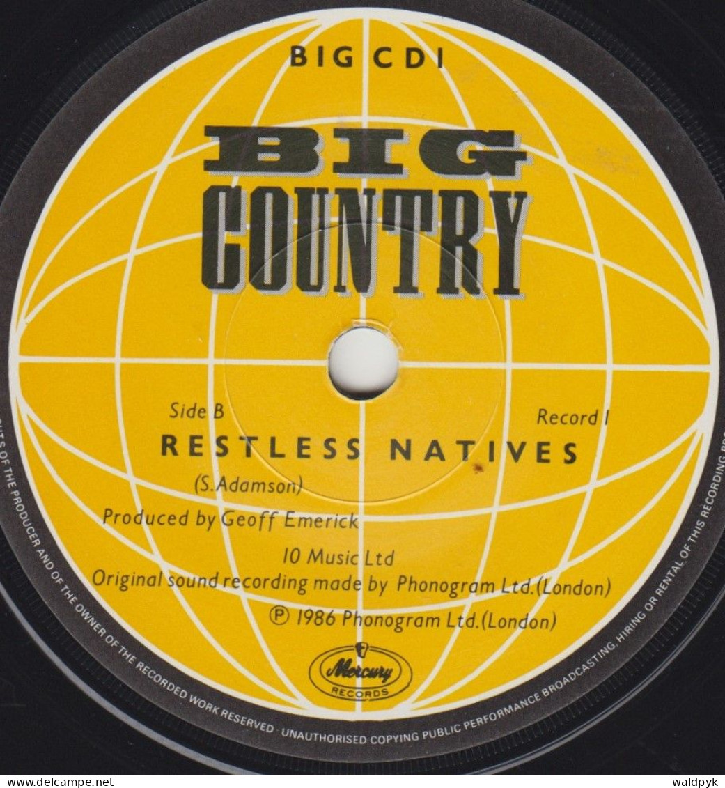 BIG COUNTRY - Special Collectors Edition - Otros - Canción Inglesa