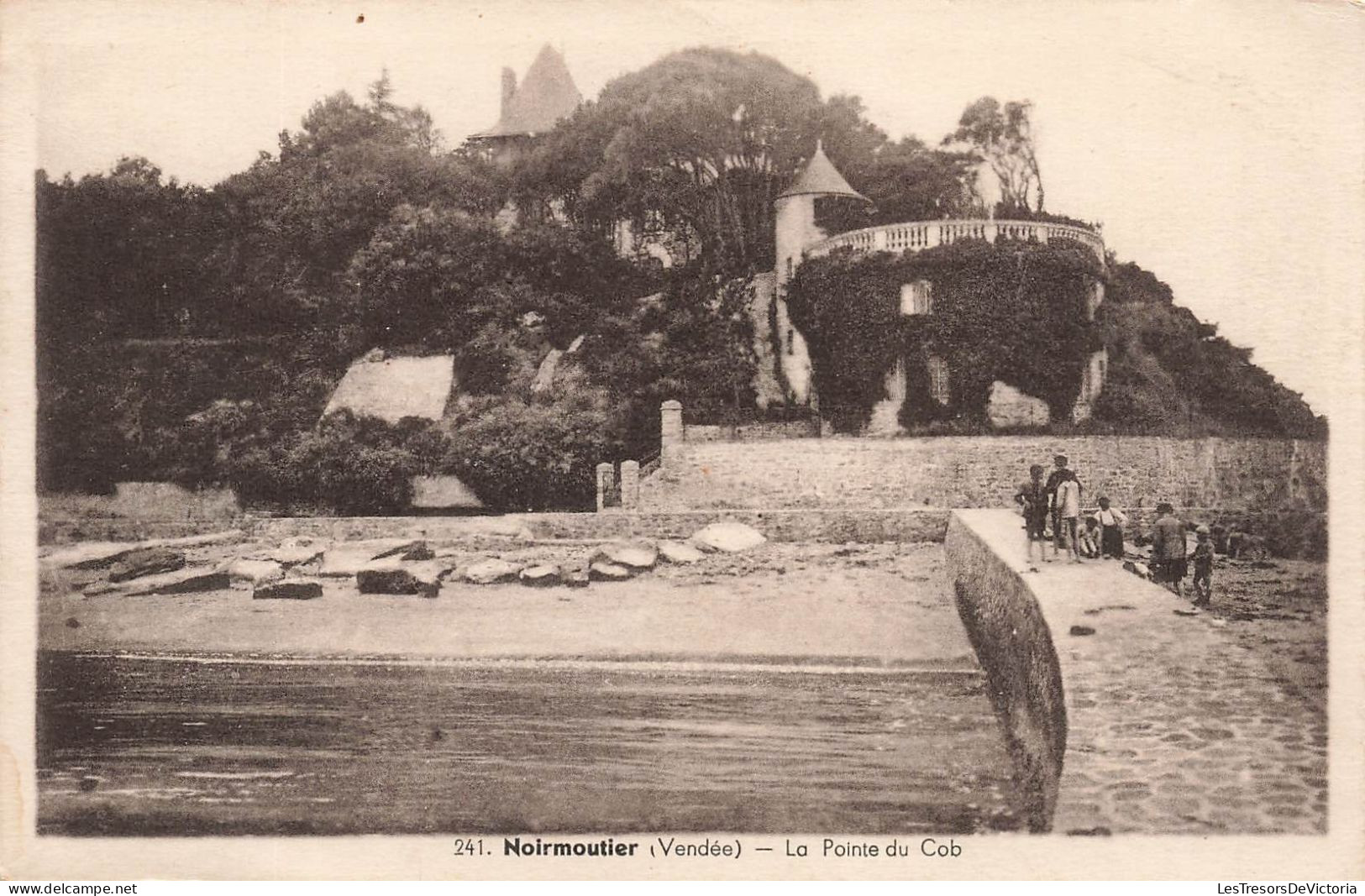 FRANCE - Noirmoutier - La Pointe Du Cob - Animé - Carte Postale Ancienne - Noirmoutier