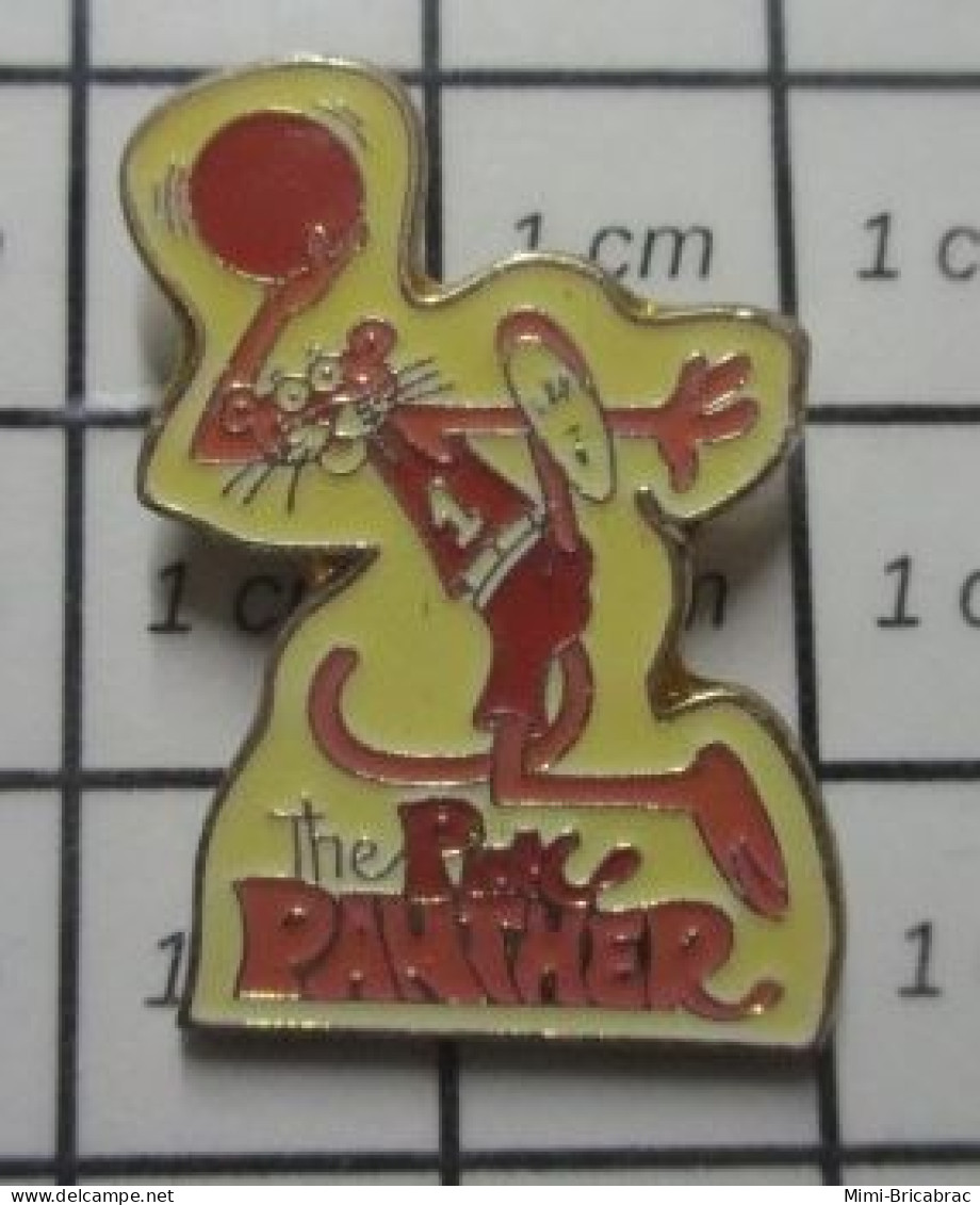 810e Pin's Pins / Beau Et Rare : CINEMA / DESSIN ANIME THE PINK PANTHER BASKET LA PANTHERE ROSE - Filmmanie