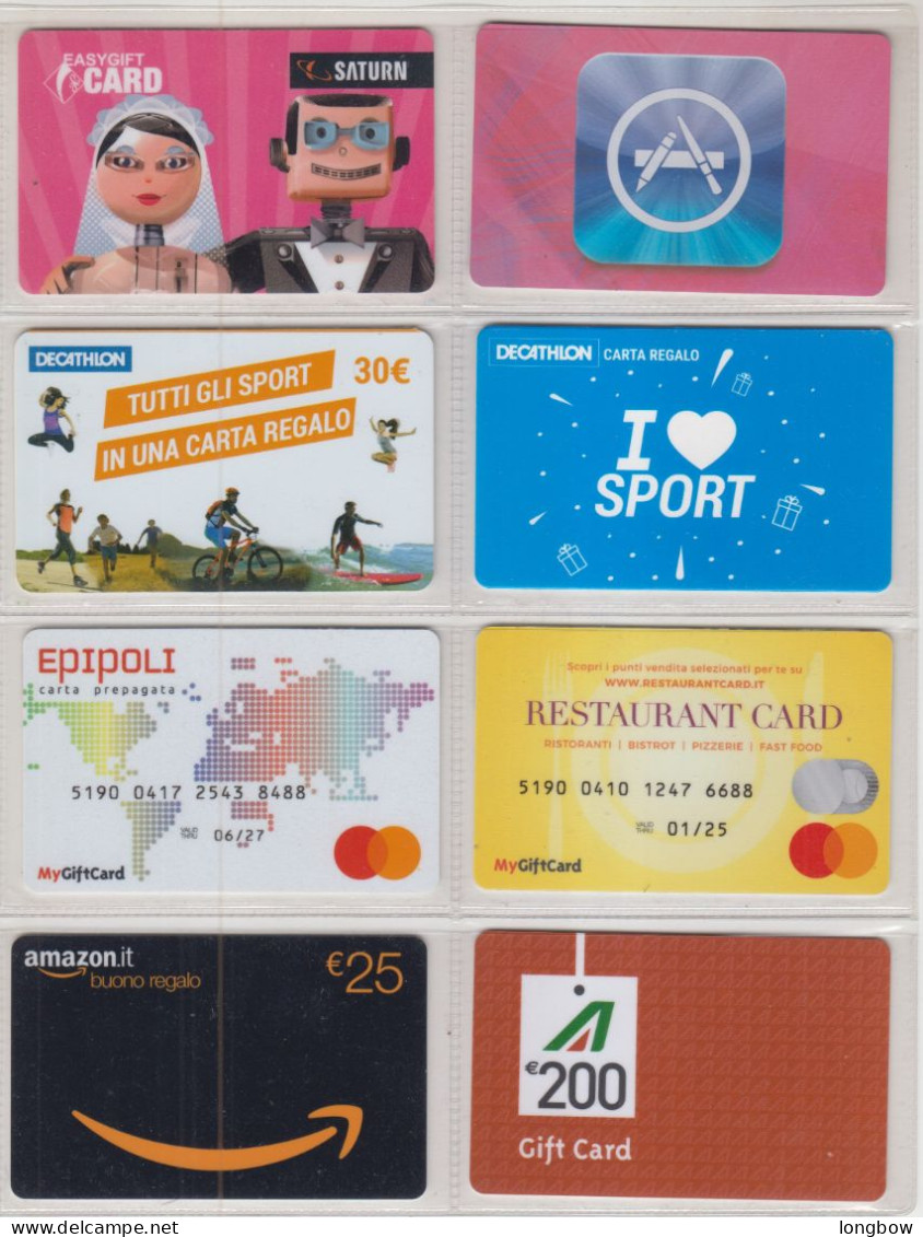 Gift Card Italy - 40 Cards (lot.n.94) - Tarjetas De Regalo