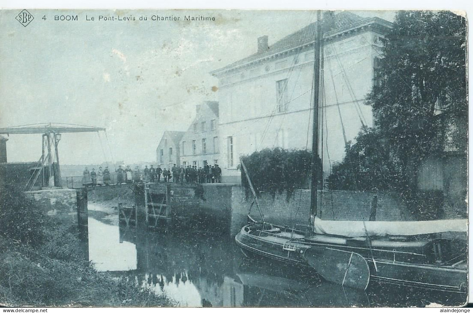 Boom - Le Pont Levis Du Chantier Maritime - 1908 - Boom