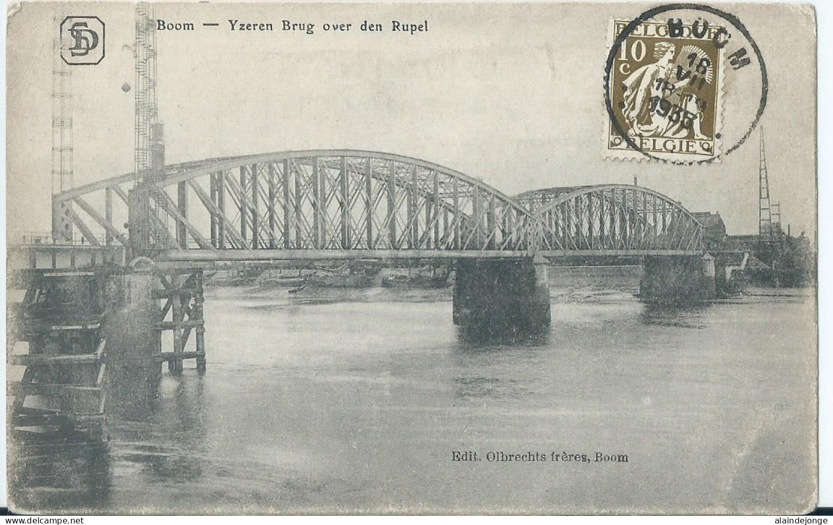 Boom - Yzeren Brug Over Den Rupel - 1935 - Boom