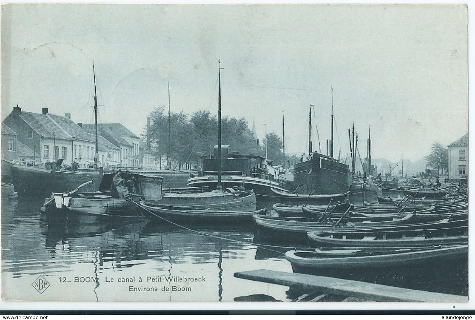 Boom - Le Canal à Petit-Willebroeck - Environs De Boom - 1908 - Boom