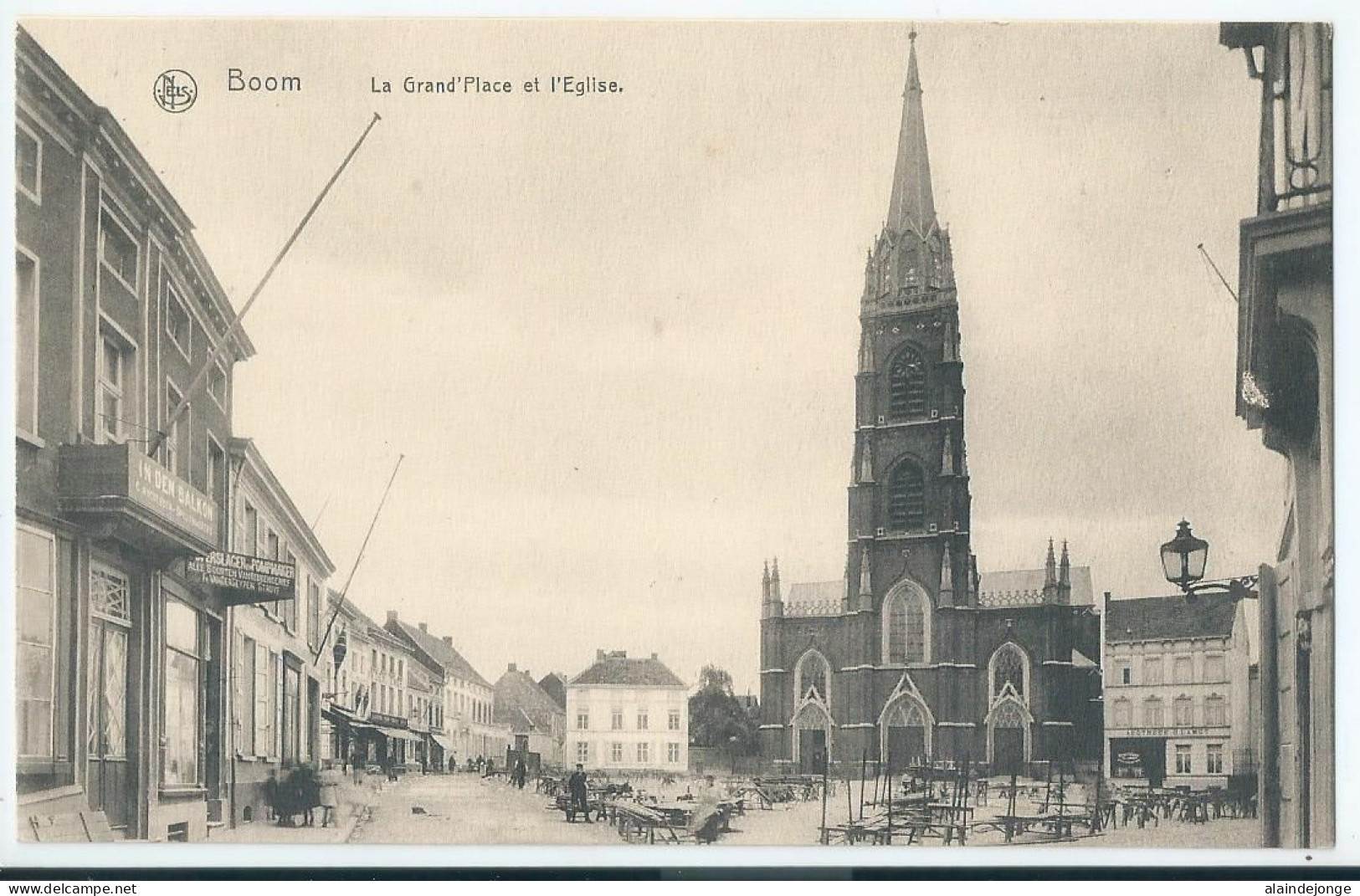 Boom - La Grand'Place Et L'Eglise  - Boom