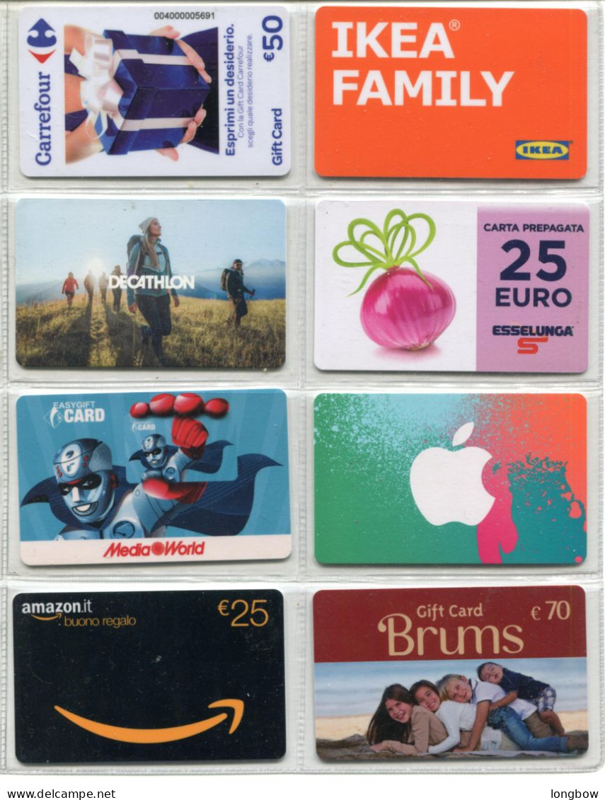 Gift Card Italy - 40 Cards (lot.n.41) - Tarjetas De Regalo