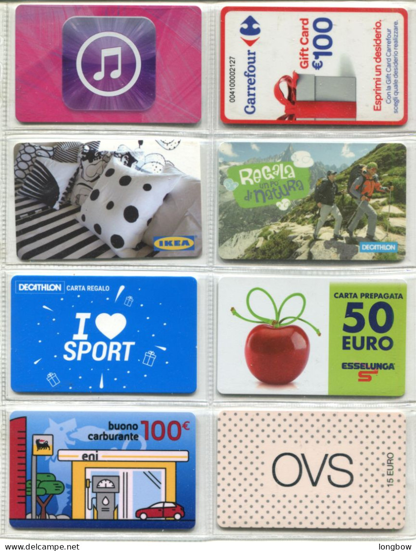 Gift Card Italy - 40 Cards (lot.n.41) - Tarjetas De Regalo