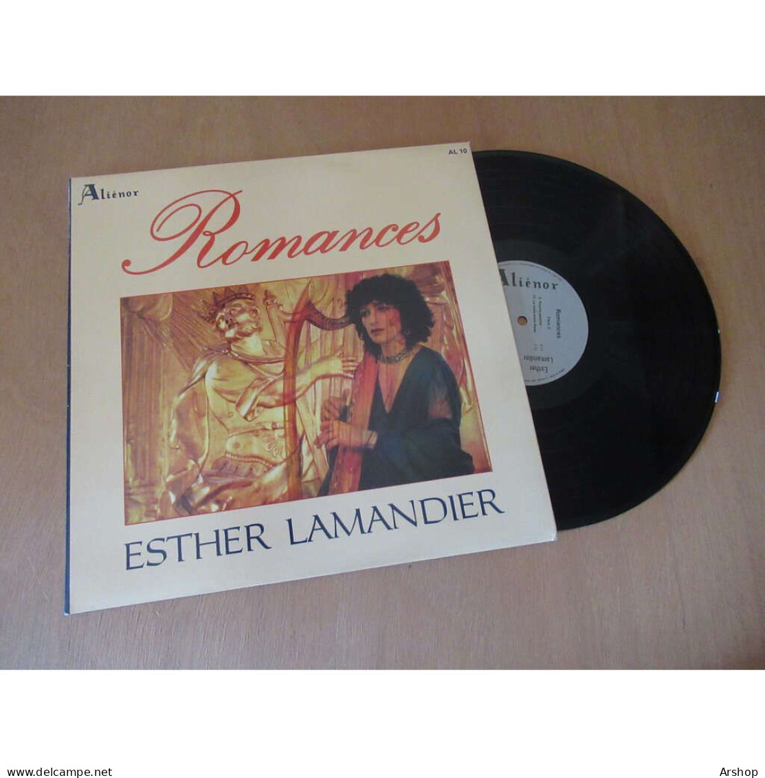 ESTHER LAMANDIER Romances Chansons Et Complaintes Séfarades MUSIQUE ANCIENNE MEDIEVAL - ALIENOR AL 10 Lp 1982 - Classique