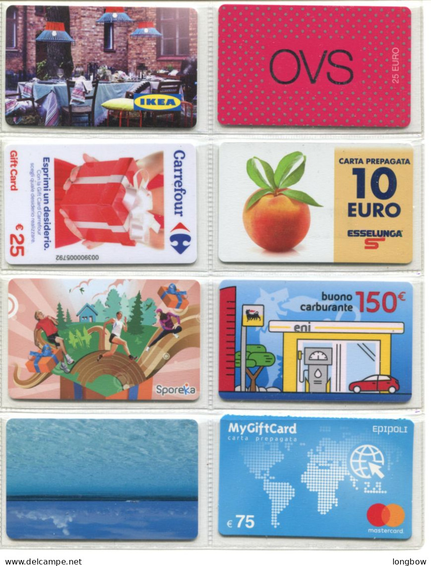 Gift Card Italy - 40 Cards (lot.n.40) - Tarjetas De Regalo