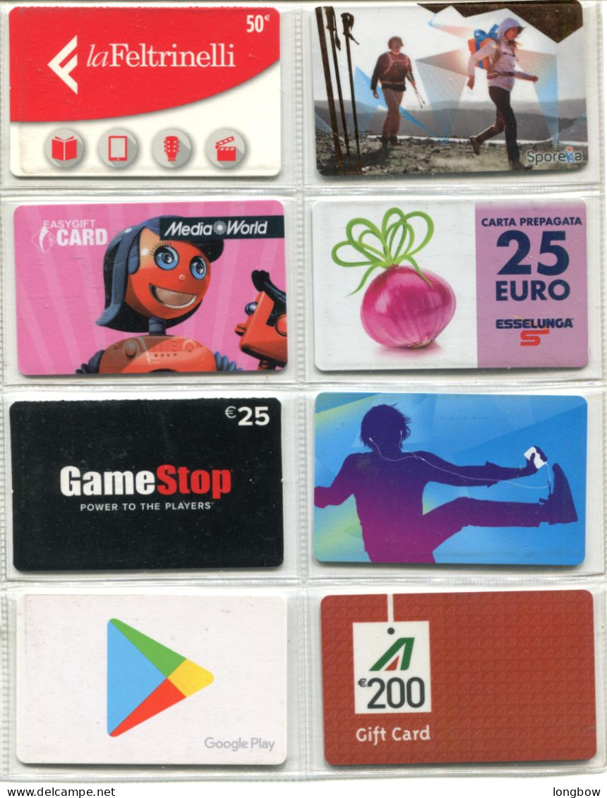 Gift Card Italy - 40 Cards (lot.n.40) - Tarjetas De Regalo