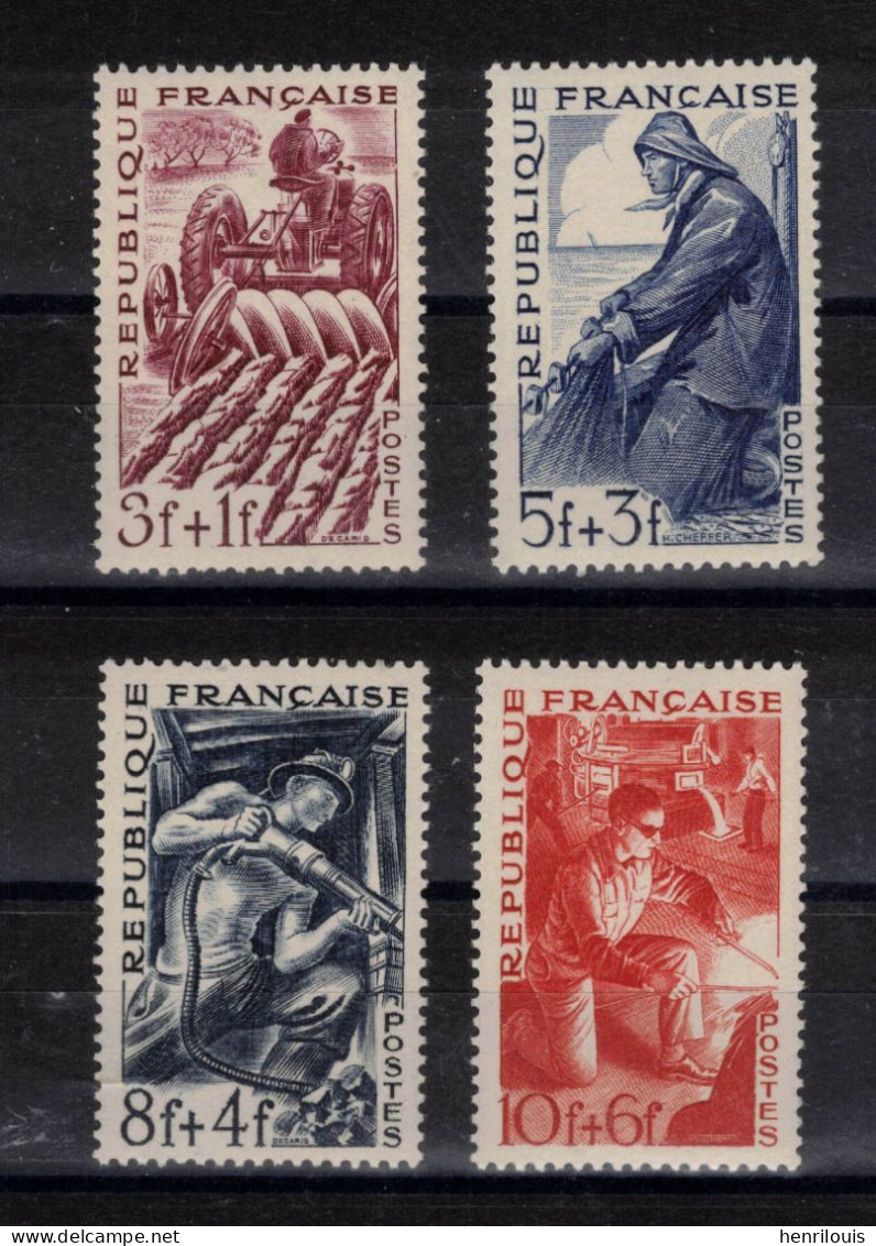 FRANCE  Timbres Neufs ** De 1949  ( Ref 974 B)  Métiers - Unused Stamps