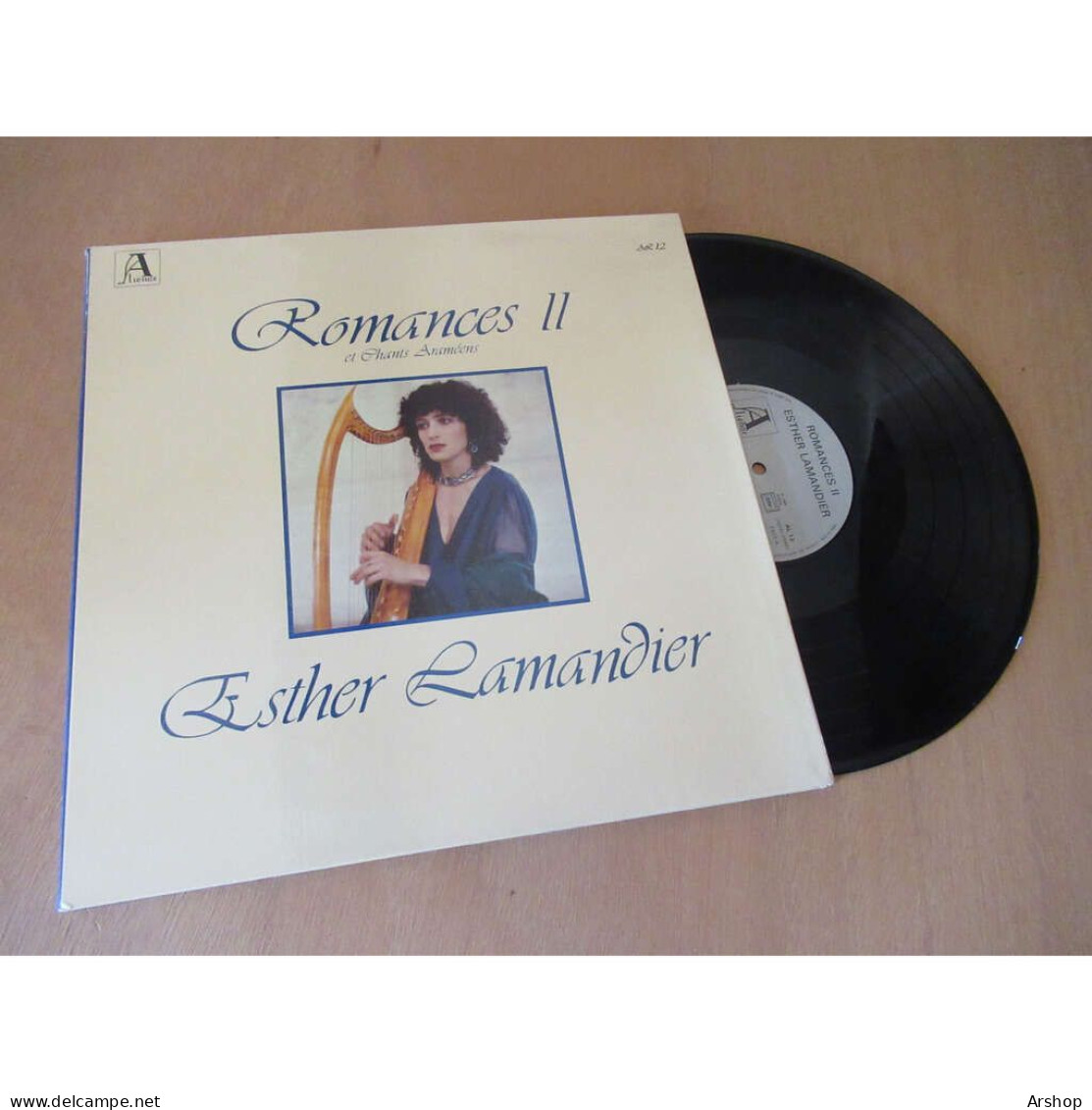 ESTHER LAMANDIER Romances 2 Et Chants Araméens MUSIQUE ANCIENNE MEDIEVAL - ALIENOR AL 12 Lp 1984 - Klassiekers