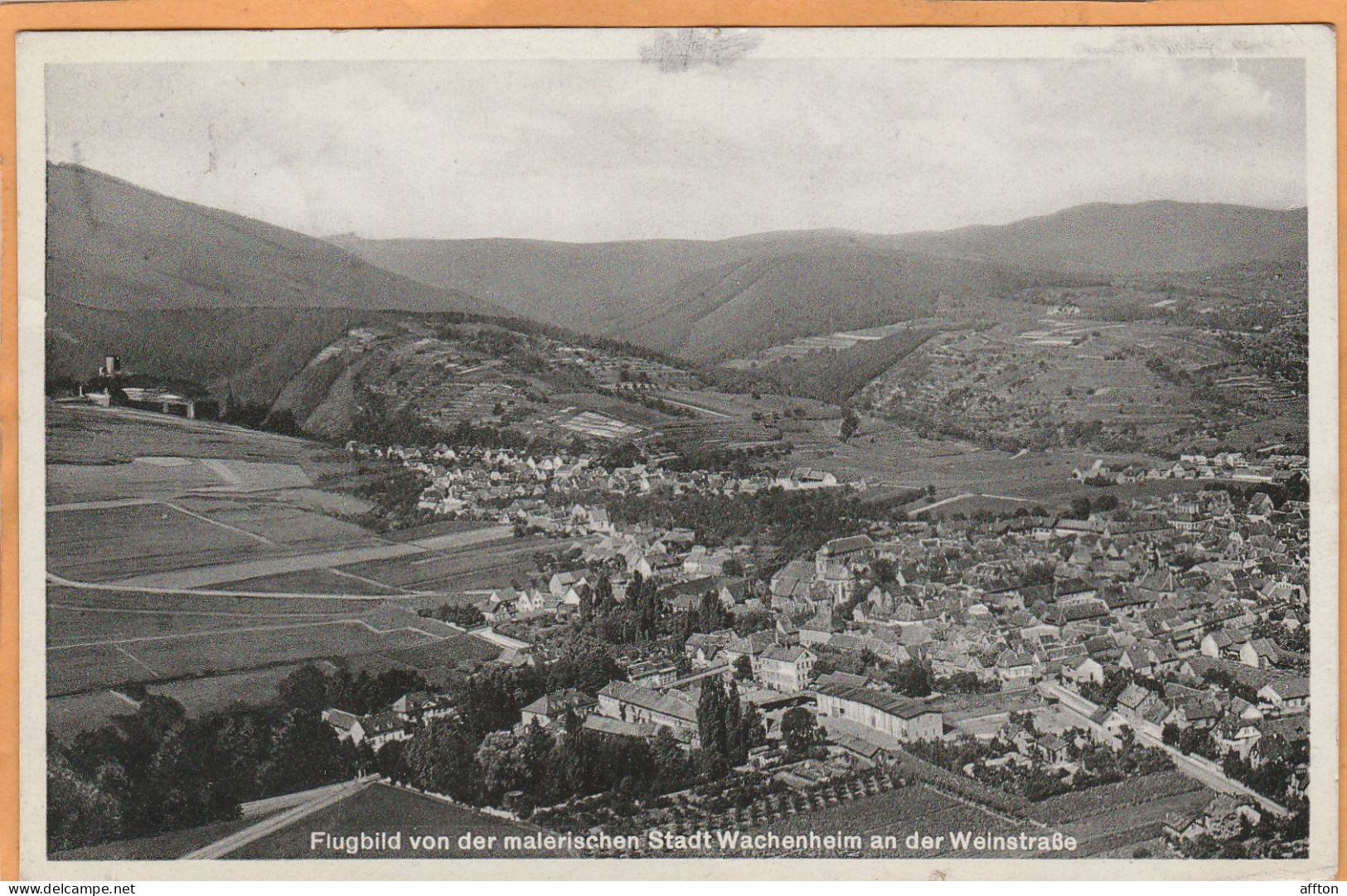 Gruss Aus Wachenheim Germany 1937 Postcard - Bad Duerkheim