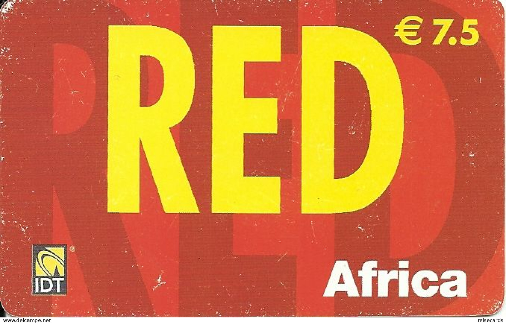 France: Prepaid IDT Red Africa 12.07 - Autres & Non Classés